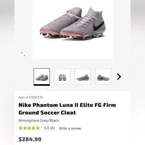 NIKE PHANTOM LUNA II ELITE FG CLEATS (RISING GEM PACK)